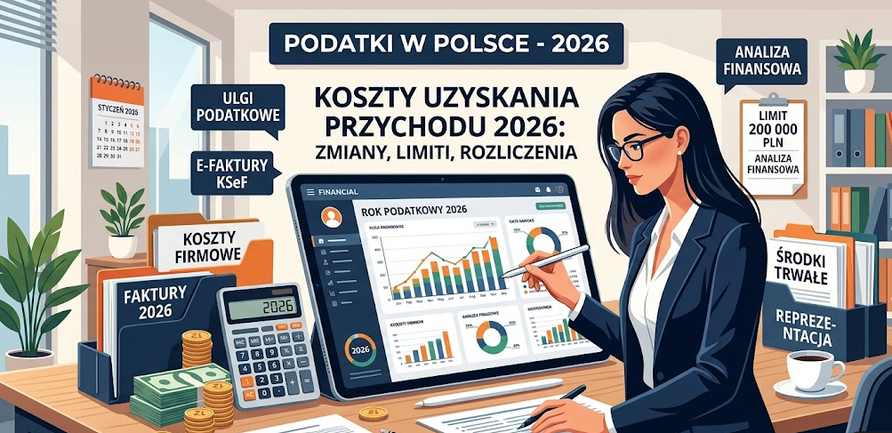 Koszty uzyskania przychodu 2026 – co to jest i jak liczyć?